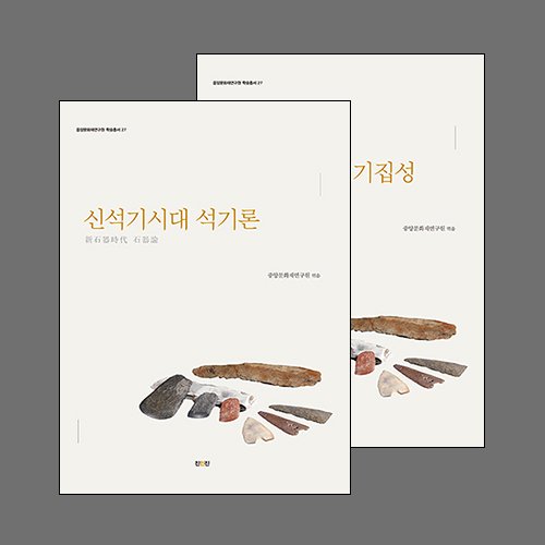 신석기시대 석기론, 석기집성 2권 세트 중앙문화재연구원 /진인진